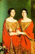 Theodore Chasseriau The Two Sisters USA oil painting artist